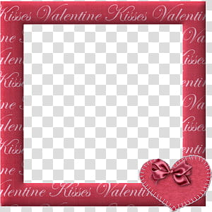 Be my love KIT, red Valentines frame transparent background PNG clipart