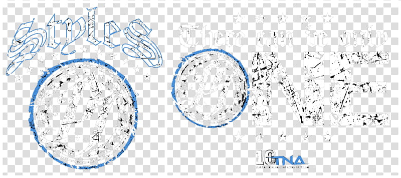 AJ Styles Logo Alma Edicions, white and blue text transparent background PNG clipart
