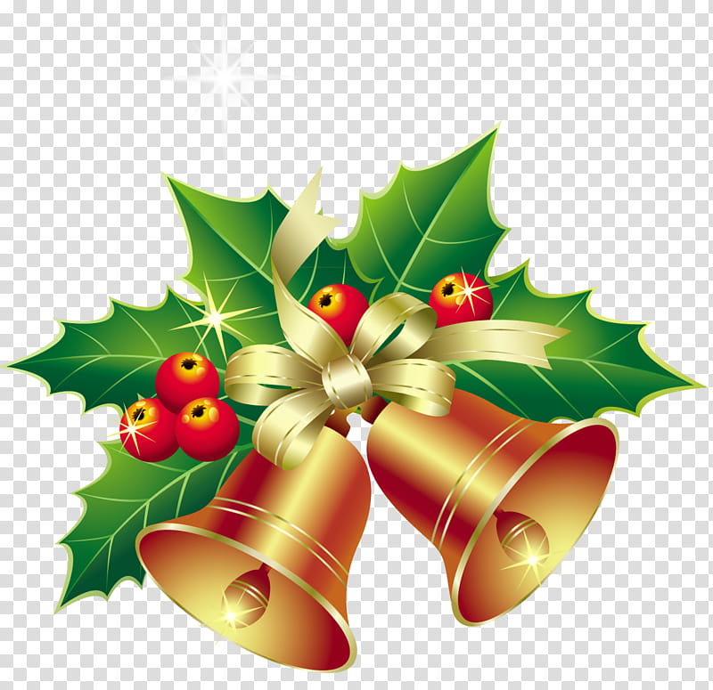 CHRISTMAS MEGA, green, red, and yellow Christmas bells transparent background PNG clipart