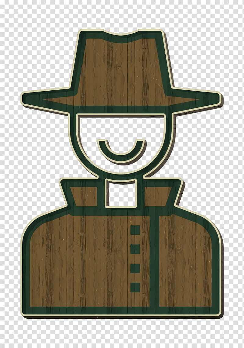 Crime icon Secret agent icon Detective icon, Hat, Cowboy Hat, Headgear, Wood, Emblem, Logo, Symbol transparent background PNG clipart