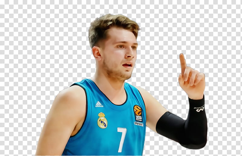 Volleyball, Luka Doncic, Basketball Player, Nba Draft, Thumb, Sportswear, Shoulder, Gesture transparent background PNG clipart