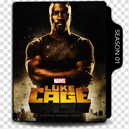 Marvel Luke Cage Series Folder Icon , Luke Cage Season Folder Icon transparent background PNG clipart