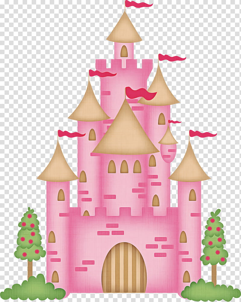 Christmas decoration, Pink, Castle, Fir, Interior Design, Building, Christmas Tree transparent background PNG clipart