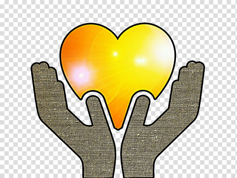 yellow gesture hand finger love, Heart, Symbol, Smile transparent background PNG clipart