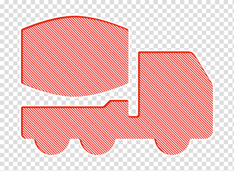 Concrete mixer icon Concrete truck icon Car icon, Red, Line, Logo, Gesture, Rectangle transparent background PNG clipart