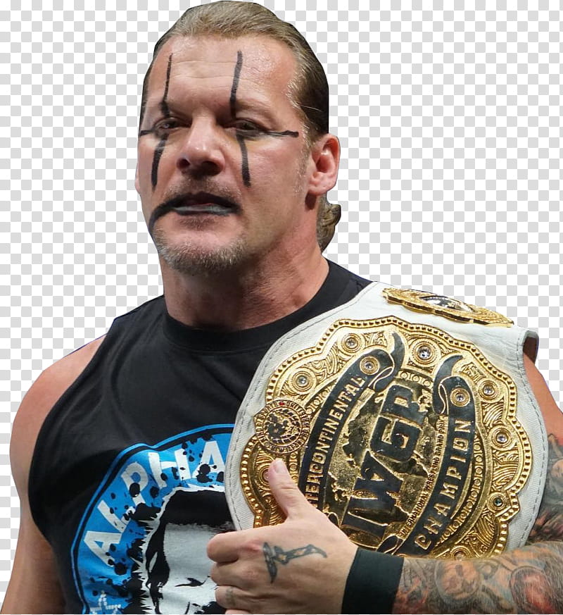 Chris Jericho IWGP Intercontinental Champion transparent background PNG clipart