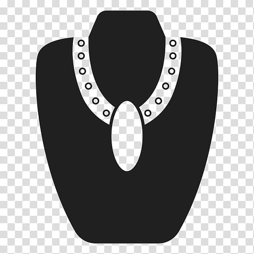 Black Circle, Necklace, Choker, Pendant, Necklace Black White, Pearl, Bead, Jewellery transparent background PNG clipart