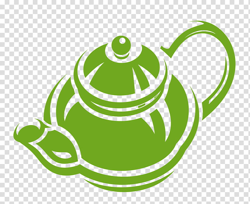 Green Tea, Coffee Cup, Teacup, Teapot, Silhouette, Teaware, Food, Drawing transparent background PNG clipart
