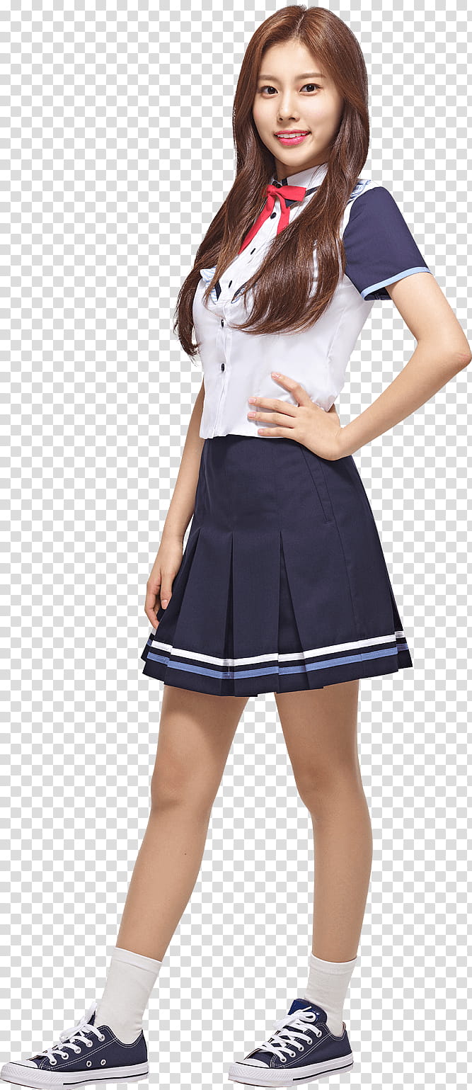 woman in school uniform transparent background PNG clipart