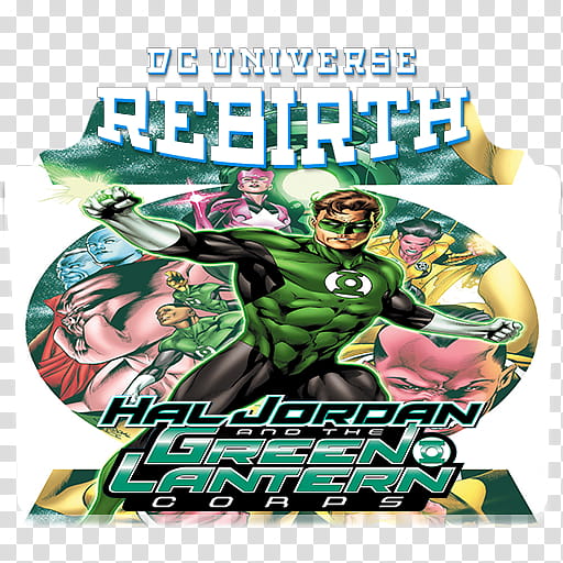 DC Rebirth Icon Folders Vol , Hal Jordan and the Green Lantern Corps  transparent background PNG clipart