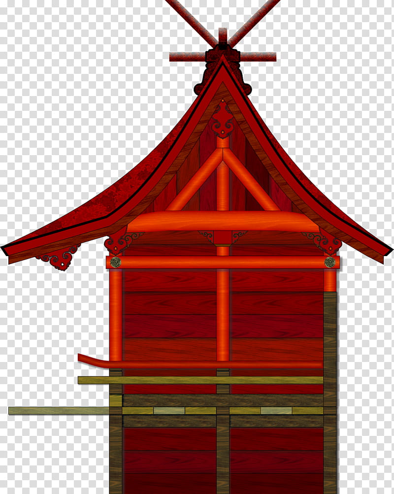 Building, Shed, House, Facade, Roof, Hut, Red, Outdoor Structure transparent background PNG clipart