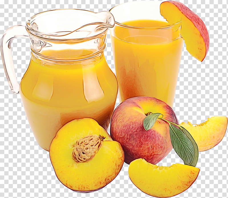 juice food drink fuzzy navel fruit, Watercolor, Paint, Wet Ink, Orange Drink, Passion Fruit Juice, Ingredient, Plant transparent background PNG clipart