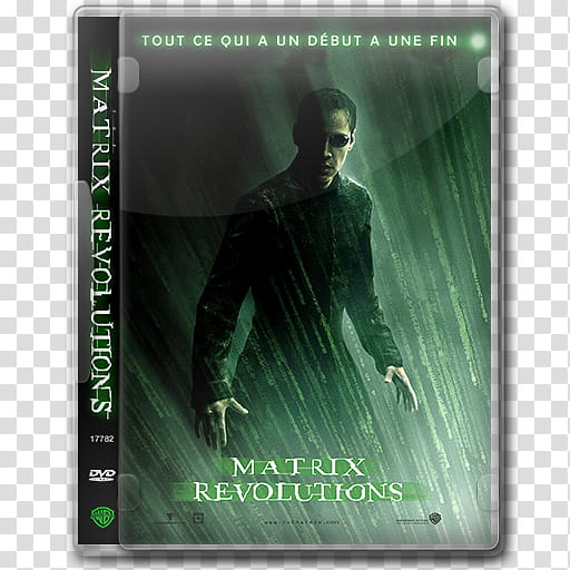 DvD Case Icon Special , The Matrix Revolutions DvD Case transparent background PNG clipart