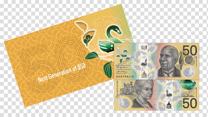 Bank, Banknote, Australian Fiftydollar Note, Australian Dollar, Money, United States Fiftydollar Bill, Coin, Polymer Banknote transparent background PNG clipart