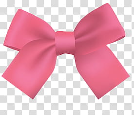 Bows , pink ribbon transparent background PNG clipart