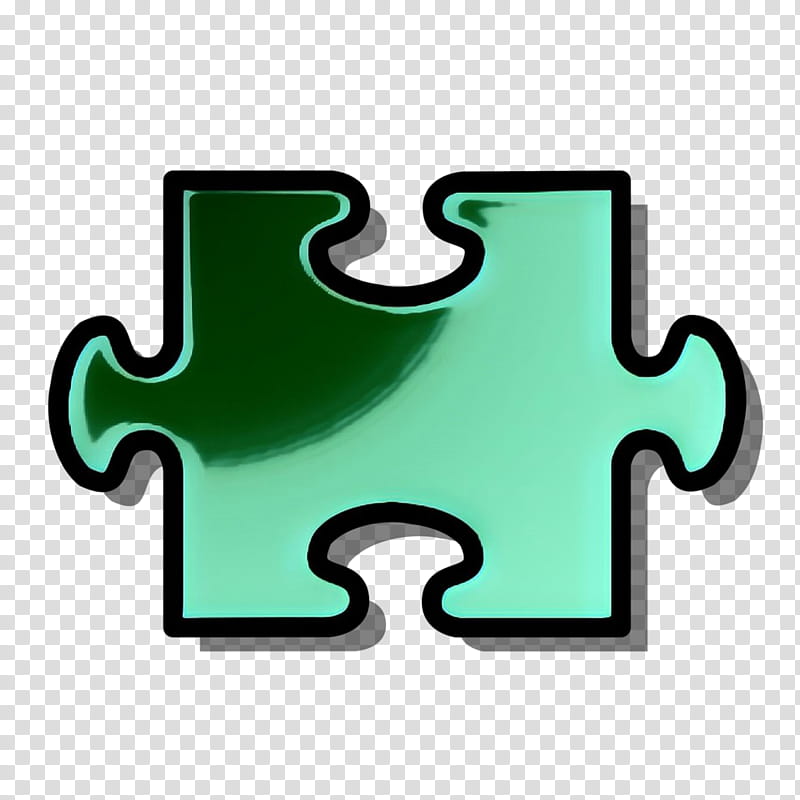 green jigsaw puzzle symbol material property, Pop Art, Retro, Vintage, Logo transparent background PNG clipart