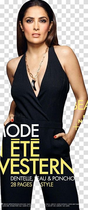 Salma Hayek transparent background PNG clipart thumbnail