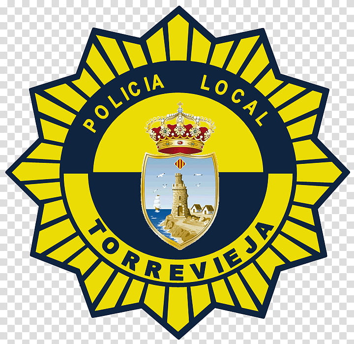 Police, Municipal Police, Local Government, Army Officer, Orihuela, Public Security, Yellow, Badge transparent background PNG clipart