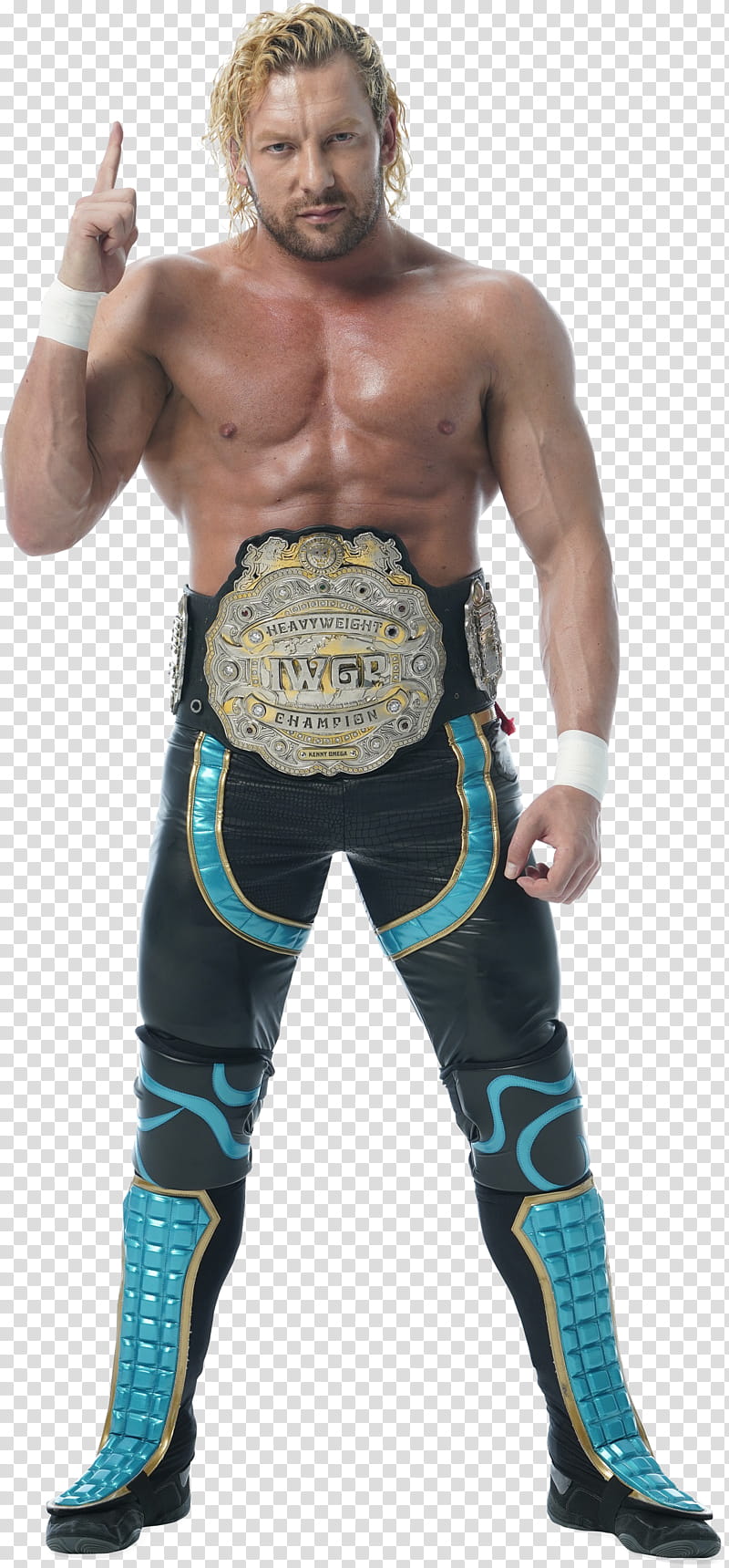 Kenny Omega IWGP Heavyweight Champion transparent background PNG clipart