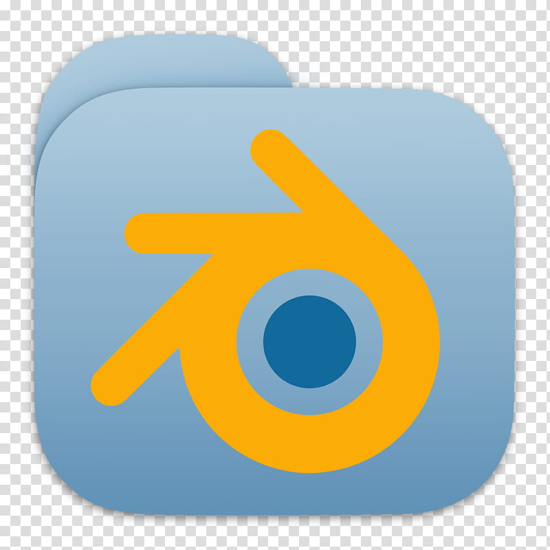 iOS style Blender icons updated , Blender Folder Blue transparent background PNG clipart