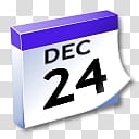 WinXP ICal, DEC  calendar transparent background PNG clipart