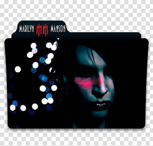 Marilyn Manson Folders, Marilyn Manson transparent background PNG clipart