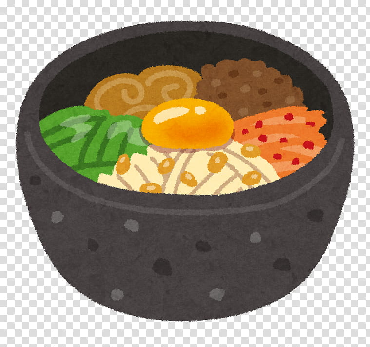 Korean, Bibimbap, Korean Cuisine, South Korea, Ishiyaki, Food, Japan, Bibimguksu transparent background PNG clipart
