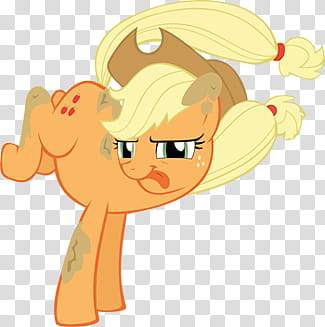 My Little Pony, yellow little pony illustration transparent background PNG clipart