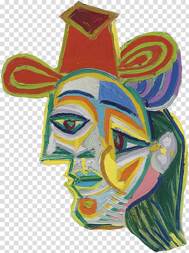 Modern, Buste De Femme, Tete De Femme Dora Maar, Weeping Woman, Painting, Modern Art, Portrait, Oil Painting transparent background PNG clipart