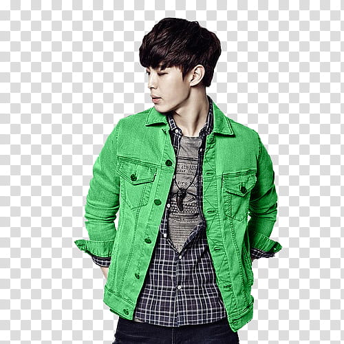 Hongbin VIXX Green transparent background PNG clipart