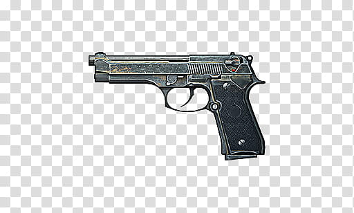 Battlefield  Weapons Render, black semi-automatic pistol transparent background PNG clipart