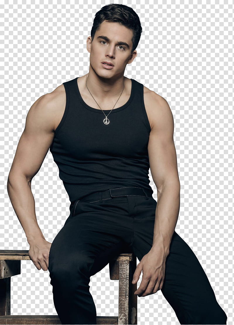 men's black tank top transparent background PNG clipart