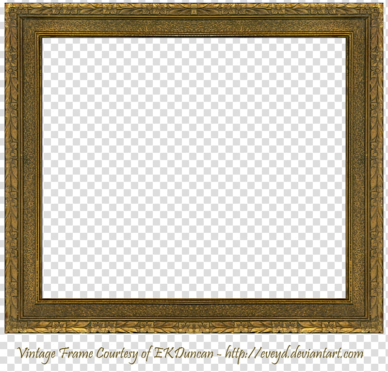 Floral Embossed Frame , brown wooden frame with text overlay transparent background PNG clipart