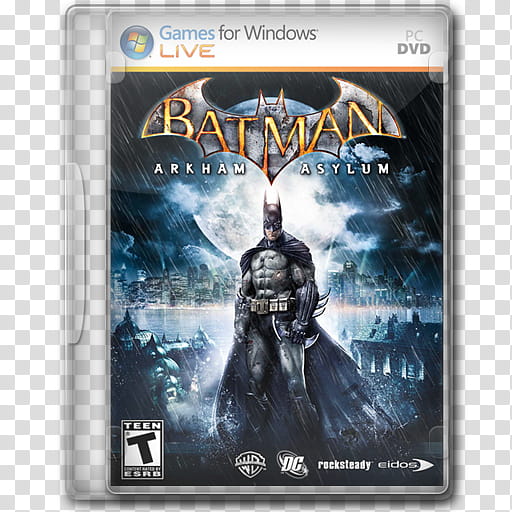 Game Icons , Batman Arkham Asylum (US) transparent background PNG clipart