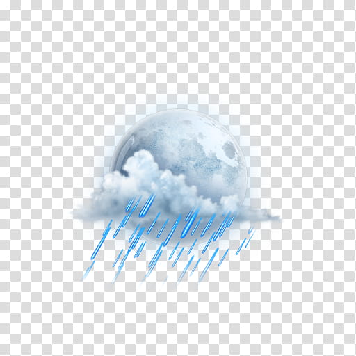 The REALLY BIG Weather Icon Collection, partly-cloudy-rain-night transparent background PNG clipart