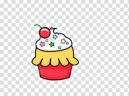 COSAS TIERNAS, illustration of cupcake transparent background PNG clipart