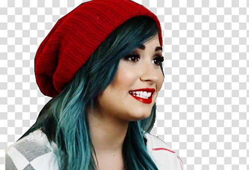 Demi Lovato y JPEG Bluevato  transparent background PNG clipart