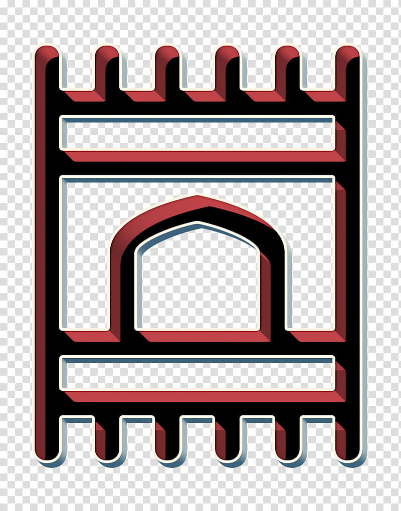 muslim icon pray icon sajdah icon, Line, Rectangle transparent background PNG clipart