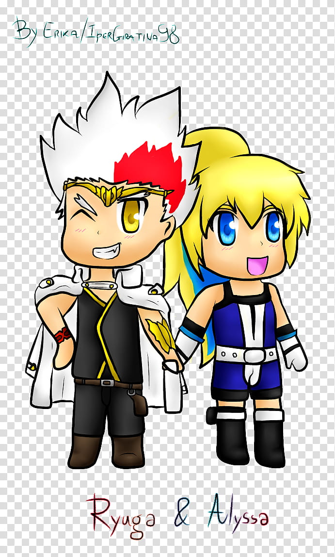 Request: Chibi Ryuga X Alyssa transparent background PNG clipart