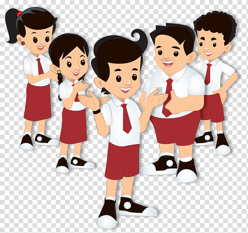school child in uniform clipart