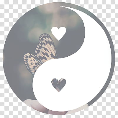 Yin Yang ICO AVATAR, yin and yang illustration transparent background PNG clipart