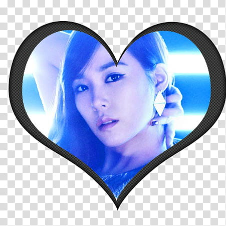 SNSD Tiffany heart frame  transparent background PNG clipart