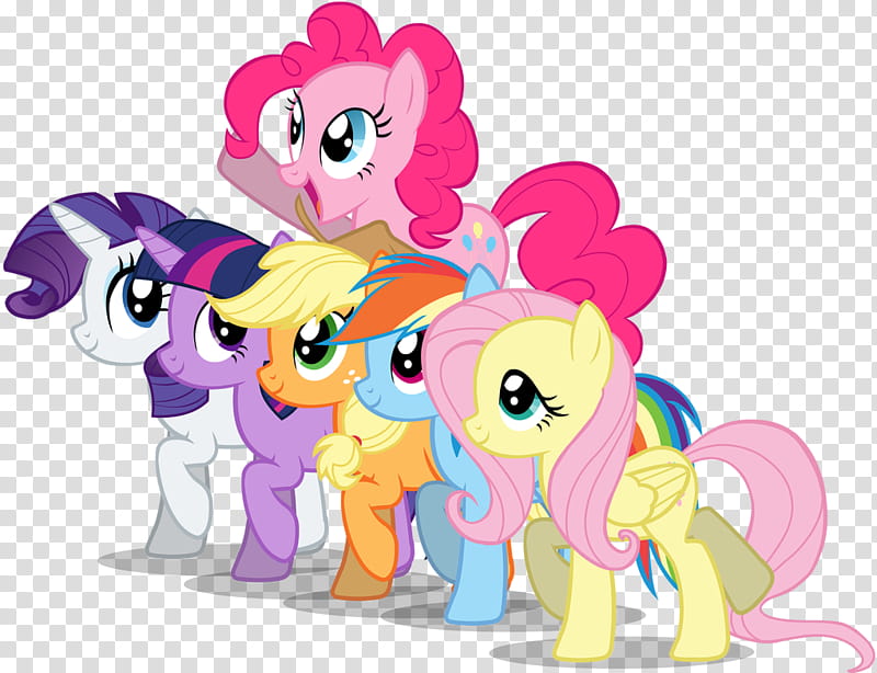 MLP, Smile Marching Parade w/Mane  (Side View) transparent background PNG clipart