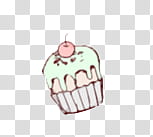 Web Pink Panik, cupcake illustration transparent background PNG clipart