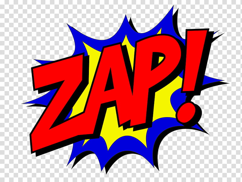 Comic Text, Zap! logo transparent background PNG clipart