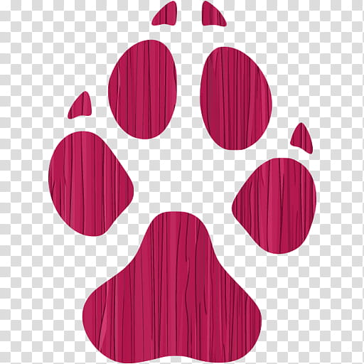 Dog And Cat, Paw, Footprint, Pet, Animal Track, Claw, Dewclaw, Pink transparent background PNG clipart