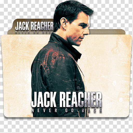 Jack Reacher Never Go Back  Folder Icon , Jack Reacher Never Go Back v transparent background PNG clipart