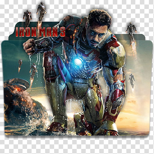 MCU Phase Two Folder Icon , Iron Man _ transparent background PNG clipart