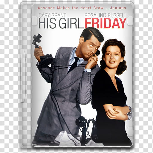 Movie Icon Mega , His Girl Friday, His Girl Friday case illustration transparent background PNG clipart
