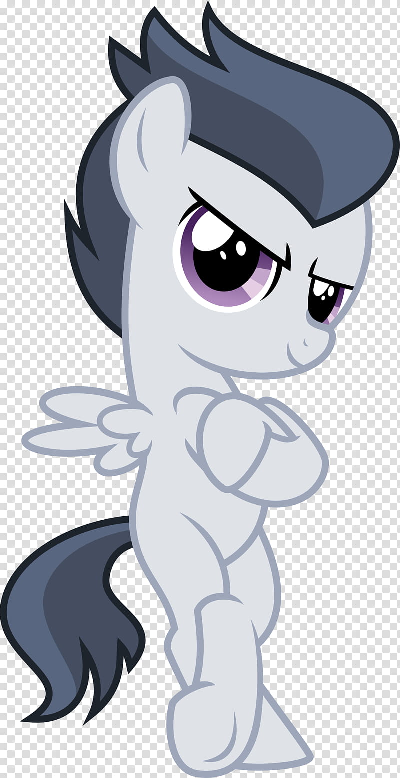 Swag Rumble, grey My Little Pony character illustration transparent background PNG clipart